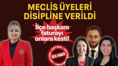 Meclis üyeleri disipline verildi